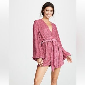 NWT Retrofete Gabirella Sequin Robe Dress